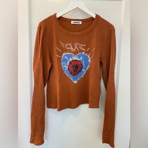 Free People daydreamer waffle tee